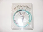 3m Fiber Optic Pigtail, 3 Meter 50/125, 10 Gig, Om3 Aqua 12, Lc, Multimode. Fixed Price $25.00.