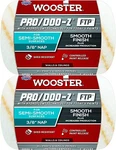 Wooster Genuine 4" Pro/doo-z Ftp 3/8" Nap Roller Cover 2-pack, Rr666-4-2pk. Fixed Price $10.98.