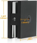 Ckb Brass Glass Clamp For 5/16"-3/8"(8mm-10mm) Matte Black, 2"*250mm*50-2. Fixed Price $18.52.