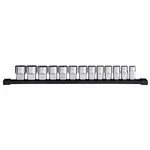 Milwaukee 48-22-9522 13pc 1/2in Drive 12-point Metric Socket Set W/ Rail. Fixed Price $89.99.