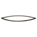 Crl Csh24x24bsc Brushed Satin Chrome 24" Crescent Style Back-to-back Towel Bars. Fixed Price $65.03.