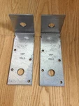 Usp A24 Tdl5 2 X 5 In Galvanized Steel Angle Connector Bracket L Plate (2x). Fixed Price $12.00.