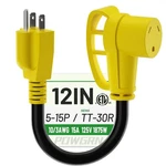 Powgrn Rv 30 Amp To 110 Adapter 12 Inch, Heavy Duty 10/3 Gauge Electrical .... Fixed Price $34.86.