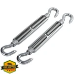 Heverp 2pcs M10 Hook And Turnbuckles. Fixed Price $27.99.