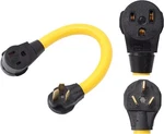 Onetak Nema 10-50p To 6-50r 240v 50 Amp 1.5ft Stw 6awg 3 10-50p/6-50r Compact. Fixed Price $38.23.