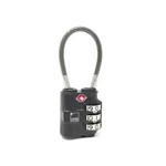 Lewis N Clark Travel Sentry Indicator Heavy-duty Cable Lock - Black. Fixed Price $12.95.