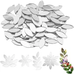 150pcs Leaf Shape Craft Mirrors Mosaic Tiles 11x25mm Petal Mini Glass Mirror Til. Fixed Price $19.99.