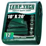 Green Heavy Duty Tarp 10x20 Feet, 12 Mil Thick Waterproof Poly Tarps Cover Uv.... Fixed Price $43.35.