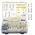 Kevinrooty 3 Sizes Self Drilling Drywall Anchors, 310pcs Nylon Plastic Wall A.... Fixed Price $28.91.