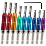 K Kwokker Self Centering Drill Bit Set 1/4" Hex Shank Vix Bit, 5/64" To 3. Fixed Price $25.90.