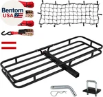 53" X 19" 5" Hitch Cargo Carrier, 500 Lbs Heavy Duty Trailer Carrier Bas. Fixed Price $149.55.