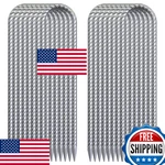 Ok5star 16" Heavy Duty U-shaped Rebar Trampoline Tent Wind Stakes 3/8" Dia.. Fixed Price $82.42.