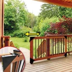 Pylex Deck Hardware Kit Sliding Gate Rust Resistant Powder Coated Steel Black. Fixed Price $103.77.