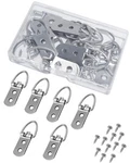 Xuduvay 10 Pcs D-ring Steel Picture Hangers With 20 Pieces, 12pcs. Fixed Price $7.67.