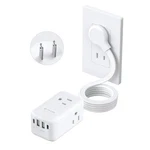 Trond 2-prong Power Strip, 2 Prong To 3 Outlet Adapter, 20w Usb-c Flat Plu. Fixed Price $45.37.