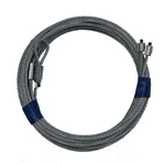 Galvanized Torsion Cables 7x19 8' Garage Door, Pair. Fixed Price $27.64.