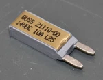 (1) Cooper Bussmann Mini Atm Circuit Breaker 21110-00, 10a, 14vdc, 1p, Buss. Fixed Price $9.95.