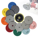 Dry Diamond Polishing Pads,4 Inch Pads Set Of 8 Pieces Plus With 5/.... Fixed Price $39.12.