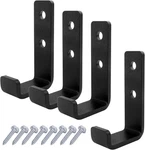 4 Pack 3-1/2" Heavy Duty Steel J Hook, Wall Mount Utility Hook For Hanging Home. Fixed Price $32.98.