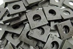 (50) Malleable 5/8 Square Bevel Washers I-beam Flange Wedge. Fixed Price $39.99.