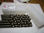 Z X 5-1/4" Oal 135 Split Straw Oxide Cobalt Jobber Drill Qty 6. Fixed Price $100.00.