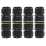 4pcs Junction Box Outdoor 2 Way Ip68 Waterproof Electrical Cable Connector M1.... Fixed Price $19.86.
