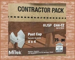 Mitek Usp Post Cap 4x4 25-pc C44-tz Triple Plate Zinc 4 X New. Fixed Price $48.99.