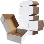Rlavbl 7x5x2 Inches Shipping Boxes Set Of 25, White Small A11,. Fixed Price $30.05.