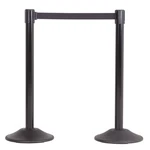 Premium Steel Safety Stanchion With 7.5ft Retractable Belt Crowd Control System. Fixed Price $110.90.