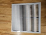 Aclaminaire 24" X Duct Hole White Aluminum Return Grille Rustproof. Fixed Price $19.99.