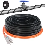 Fysflya 30ft Heat Tape For Water Pipes -40 F Anti-freeze De-icing Black. Fixed Price $46.45.