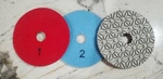 Diamond Polishing Pads 3 Step Wet/dry 4 Inch Set Granite Marble Quartz Concrete. Fixed Price $17.95.