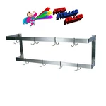 Bk Resources Bk-wpr2-48 48" Stainless Steel Wall Mount Double Bar Pot Rack. Fixed Price $169.99.