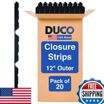 Duco R Panel Foam Closure Strips - 20 Pk, 3ft Black Corrugated Roof Seal. Fixed Price $96.04.