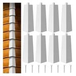 8 Pcs Aluminum Siding Corners Inch Outside White Corner Caps Smooth .... Fixed Price $37.33.