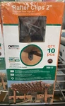 Case 80pcs Of Ozco Owt 2 In Rafter Clips Laredo Sunset Galvanized Steel. Fixed Price $69.00.