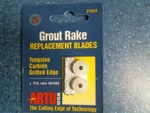 Artu 01698, Grout Rake Replacement Blades, Free Shipping. Fixed Price $10.00.