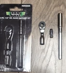 Vim Tools 3pc 1/4" Dr + Hex Stubby Nano Ratchet W/ Extension #nr400k. Fixed Price $39.98.
