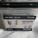 Mitek 60 Pieces Fence Bracket Model Fb24-tzbk. Fixed Price $40.00.
