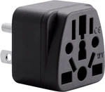 Unidapt Us Travel Plug Adapter, Eu,au,uk,nz,cn To Usa (type B), Black. Fixed Price $11.88.