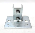Fastenal 2 Hole Square Flush 3-1/2" Post Base Single Channel Fnl 11494454. Fixed Price $19.99.