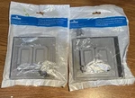 Leviton Versized Dual Horizontal All Weather Wall Plate. Two (2) Pkgs. New.. Fixed Price $15.75.