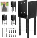 4 Pcs 6"x6" Heavy Duty U-shaped Post Base For Concrete, Wet Concrete Anc.... Fixed Price $169.00.