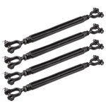 4pcs Black Jaw And Turnbuckle,1/2 X 9 Inch Forged Steel Turnbuckles For W.... Fixed Price $92.98.