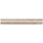 Msi Mp-ivo Ivory Pencil Molding 0.75"x12" Honed Travertine Wall Tile Local Only!. Fixed Price $99.99.