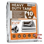 Tarps Heavy Duty Waterproof 8 X 10 , Mil Silver/brown 10mil. Fixed Price $26.90.