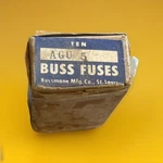 Cooper Bussmann Agu-5 Fast Acting Midget Glass Fuse 5a 32v 10 Units, 1pk. Fixed Price $58.97.
