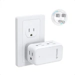 Trond Outlet Extender With 360 Rotating Plug, 6 Ac 3prong-1 Pack, White. Fixed Price $25.59.