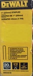 Dewalt 1 Inx 3/16 In 20 Ga Crown Glue Collated Hardwood Flooring Staples (5,000). Fixed Price $26.70.