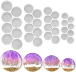 Resinworld 32-cavity Set Of 2'', 1.75'', 1.5'', 1.25'' Circle Grip White. Fixed Price $18.99.